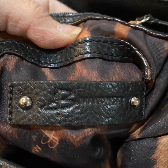 B Makowsky black leather slouch bag - Picture 12 of 16